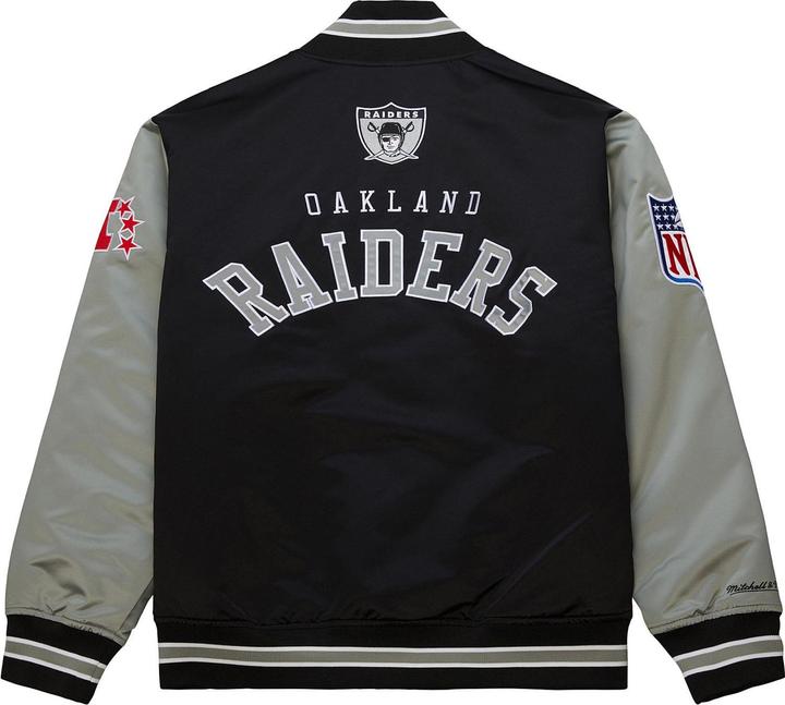 Produktbild Mitchell & Ness M&N Heavyweight Satin Jacke NFL Oakland Raiders - M (M)