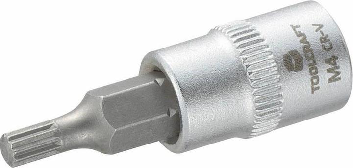 Actual product image Toolcraft Internal serrated (XZN) Socket wrench (4 mm)