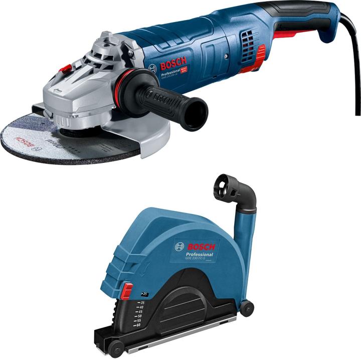 Produktbild Bosch Professional Combi-Set GWS 24-230 JZ + GDE 230 FC-S (230 mm)