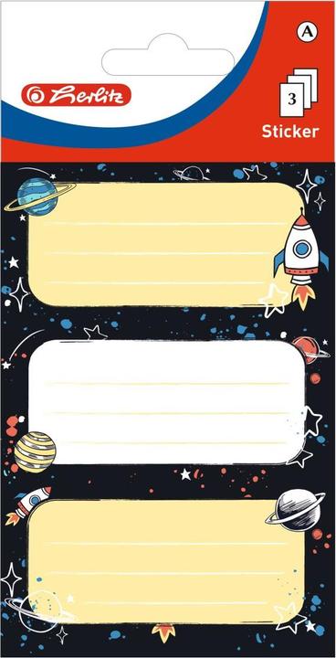 Image du produit Herlitz Étiquettes en hêtre Space, 76 x 35 mm
