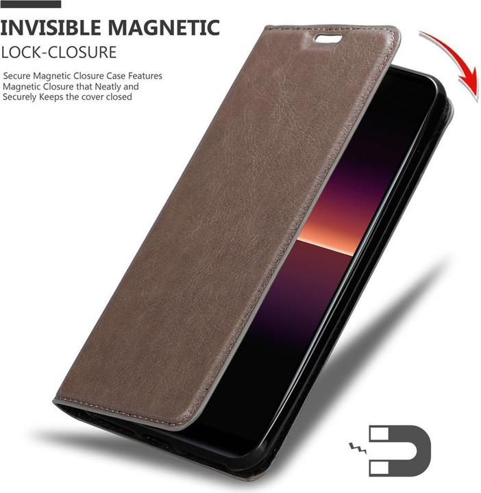 Actual product image Cadorabo Book Invisible Magnet Cover (Sony Xperia L4)
