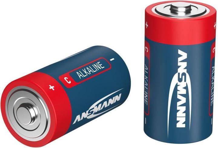 Produktbild Ansmann RED LINE - Batterie 2 x C - Kohlenstoff (2 Stk., C, 7000 mAh)