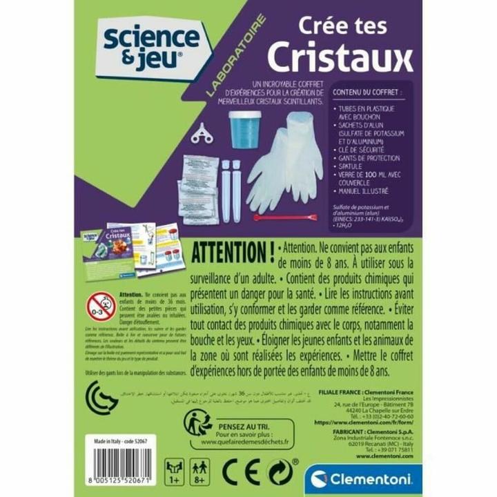Image du produit Clementoni crée tes cristaux