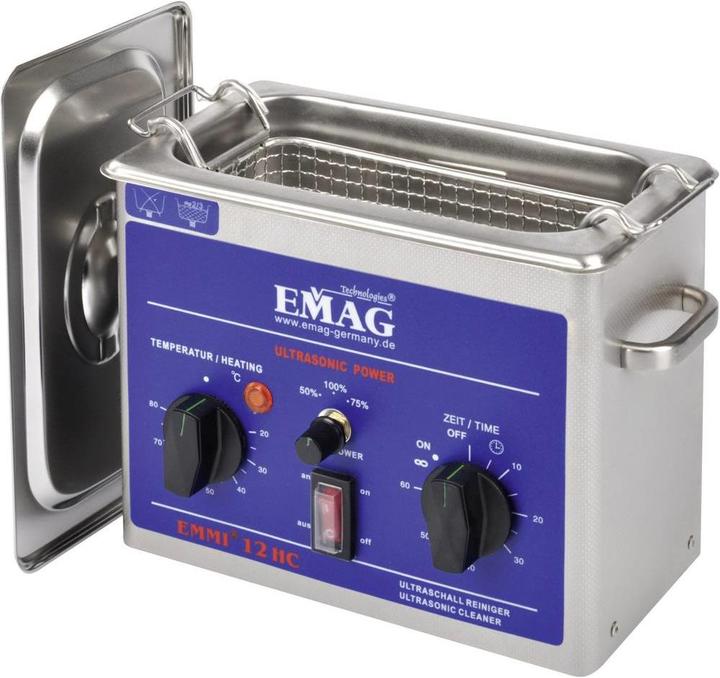 Produktbild Emag Ultraschallreiniger Emmi-12 HC-Plus (45 kHz, 1200 ml)