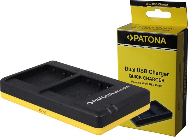 Actual product image Patona Dual Charger FM500H (Camera battery charger)