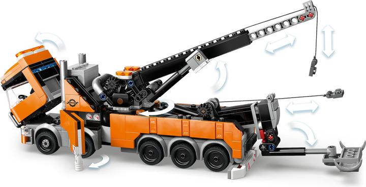 Produktbild LEGO Schwerlast-Abschleppwagen mit Kran (60467, LEGO City)