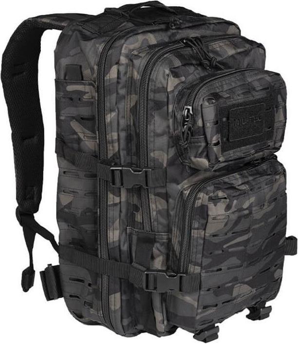 Mil-tec Assault Pack L Laser Cut Dark Camo (36 l)