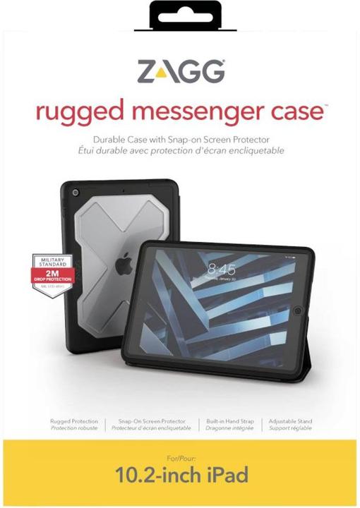 Immagine prodotto Zagg Messenger robusto (iPad 10.2 (2020), IPad 10.2 (2021))