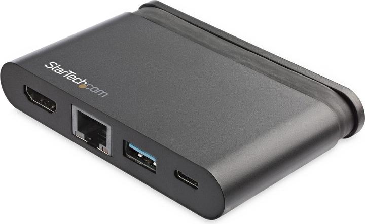 Produktbild StarTech USB C Multiport Adapter mit HDMI - 4K - Mac / Windows - 1xA + 1xC - 100W PD 3.0 - GbE (USB-C, 3 Ports)
