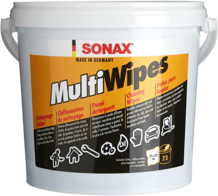 Immagine prodotto Sonax MultiWipes, salviette per la pulizia, secchio 72 pezzi
