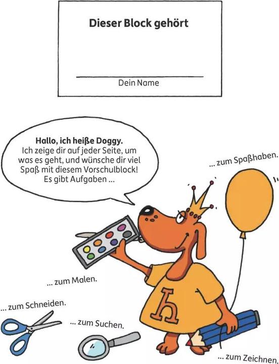 Actual product image Vorschulblock - Logisches Denken, rätseln und knobeln ab 5 Jahre (German, Sabine Dengl, Linda Bayerl, 2023)