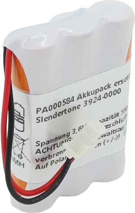 Actual product image AccuCell Akku ersetzt Slendertone 3924-0000 (1 pcs., Device specific, 800 mAh, Rechargeable battery)