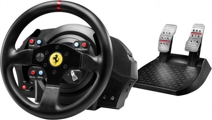 Productafbeelding Thrustmaster T300 Ferrari Integrale RW Alcantara Editie (PS4, PS3, PS5, PC)