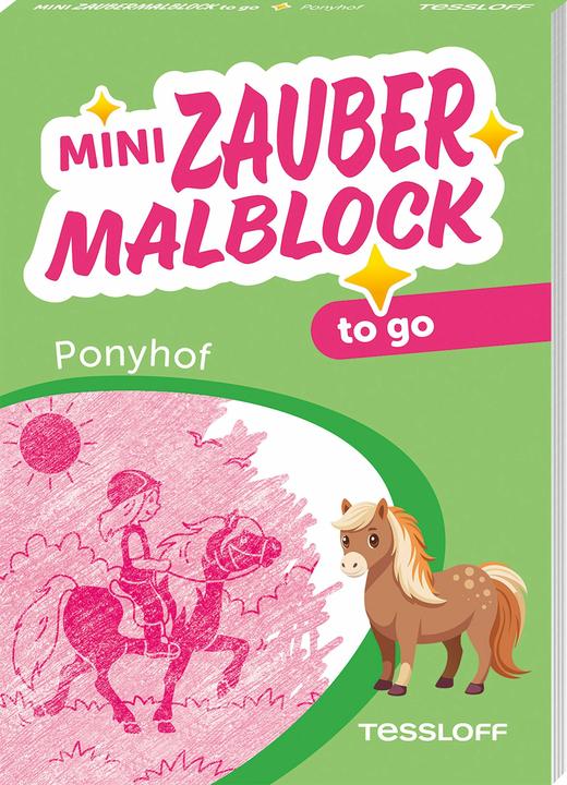Tessloff Mini Zaubermalblock to go. Ponyhof