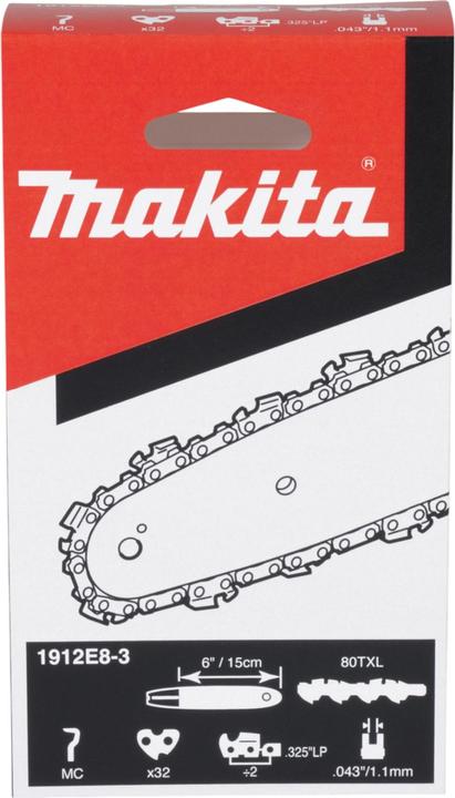Actual product image Makita Chain DUC150 6"/15cm 0.325" 1.1 mm (Chainsaw, Saw chain)