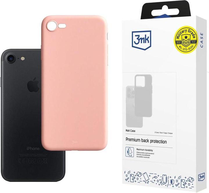Actual product image 3MK Matt Case for iPhone 7 / 8 / SE 2020 lychee (Apple iPhone 7, Apple iPhone SE (2nd Gen), Apple iPhone SE (3rd Gen))