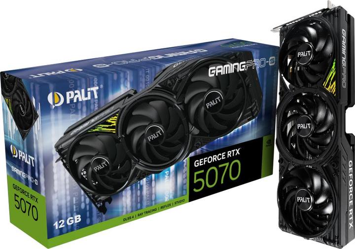Produktbild XpertVision Palit RTX5070 TI GamingPro-S 16GB GDDR7 HDMI 3xDP (16 GB)