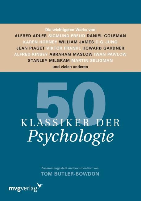 Produktbild 50 Klassiker der Psychologie (Deutsch, Tom Butler-Bowdon, 2007)