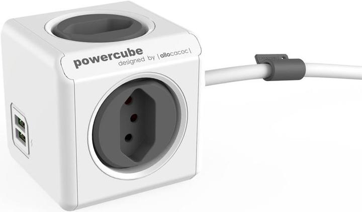 Produktbild Allocacoc PowerCube Extended USB S+ (4 x, USB-A, Typ 13, 1.50 m)