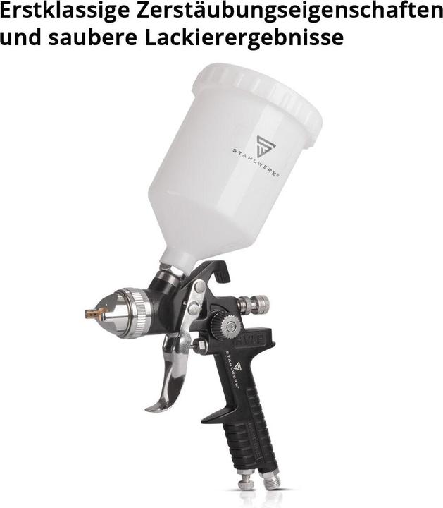 Actual product image Stahlwerk HVLP spray gun SG-600 ST 1.4 mm nozzle 600 ml flow cup