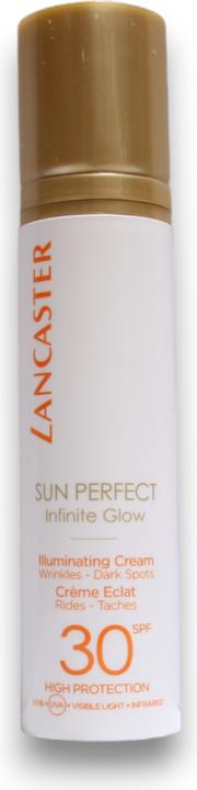 Actual product image Lancaster Additional article Tester SunPerf Illu Face Sun Protection Factor 30 50 ml (Suntan cream, SPF 30, 50 ml, 100 g)