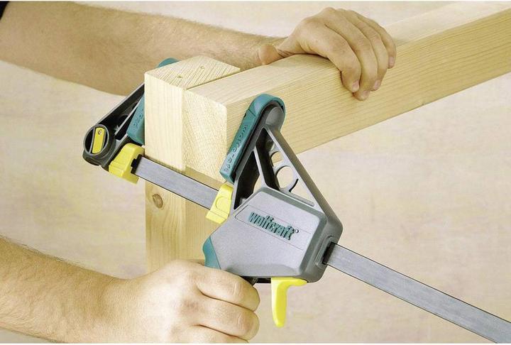 Actual product image wolfcraft wolfcraft 1 EHZ - Einhandzwinge PRO 100/450mm (450 mm)