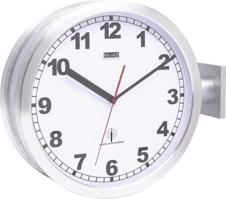 Produktbild EuroTime Funk Wanduhr 91764-47 40 cm Al (40 cm)