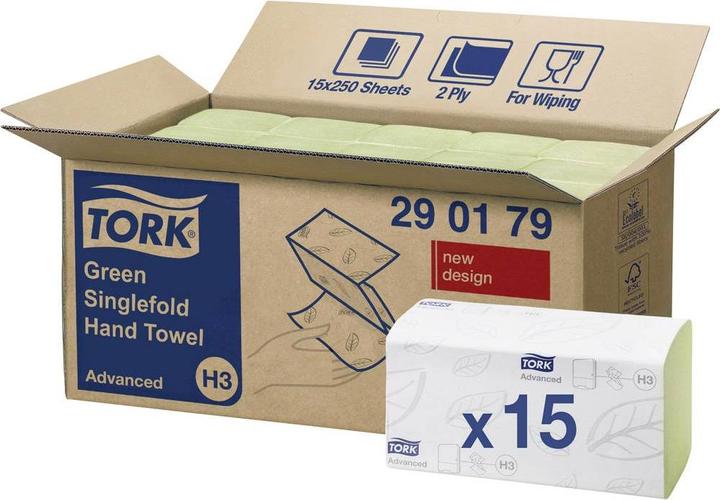 Image du produit Tork Serviettes en papier 2 plis 15 Pc (15 x)