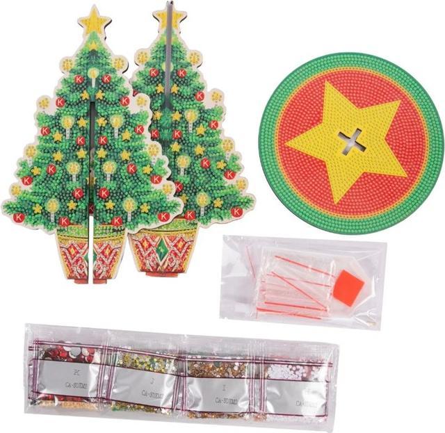 Produktbild Craft Buddy Crystal Art 3D-Weihnachtsbaum – Kreativset für festliche Szenen
