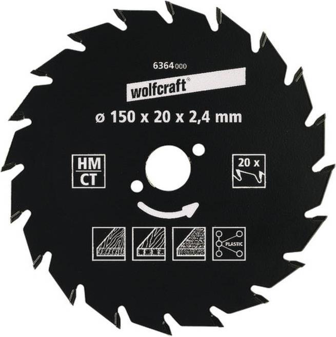Produktbild wolfcraft wolfcraft 1 Kreissägeblatt HM, 18 Zähne ø140mm