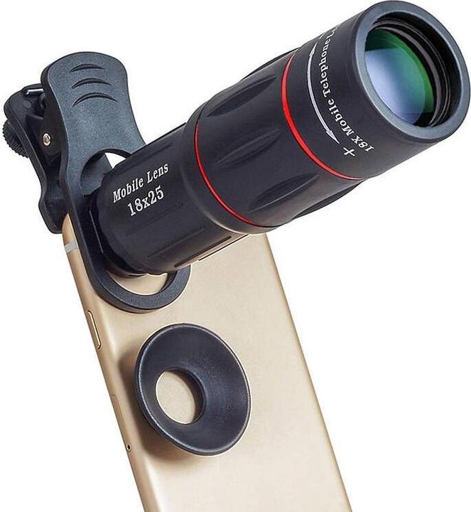 Produktbild Apexel APL-T18ZJ 18X camera lens with tripod (black)