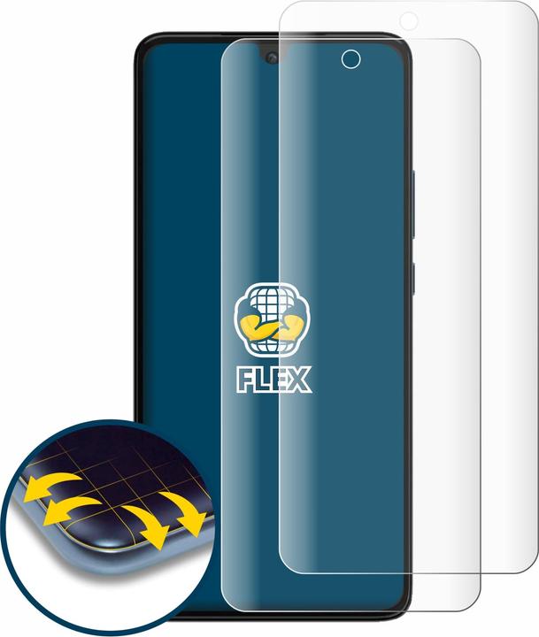 Actual product image BROTECT Full cover screen protector (2 Piece, Motorola Moto G84)