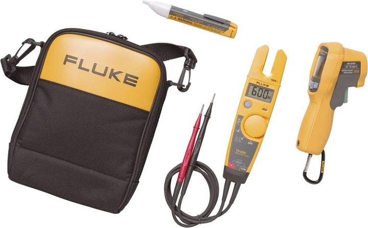 Fluke 62MAX+ · Fluke T5 · Fluke 1AC II · Fluke C115 · 1 Satz Messleitungen · Batterien · Bedienungsanleitungen.