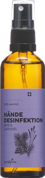 Actual product image Puralpina Hand Hygiene Spray Arve Lavender 75 ml (75 ml)