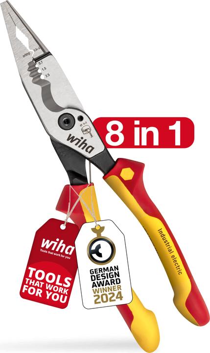 Actual product image Wiha 45705 Universal multifunction pliers 209mm (209 mm)