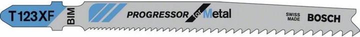 Actual product image Bosch Professional Zubehör PRO Metal thick and thin T123XF jigsaw blade, 100 mm, 100 pcs.