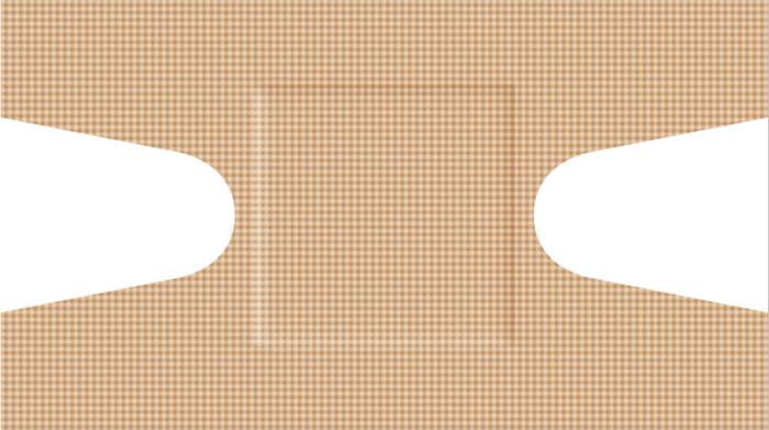 Actual product image Detectaplast Elastic plasters, skin-coloured 68x38 mm (knuckle) 50pcs (50 x)