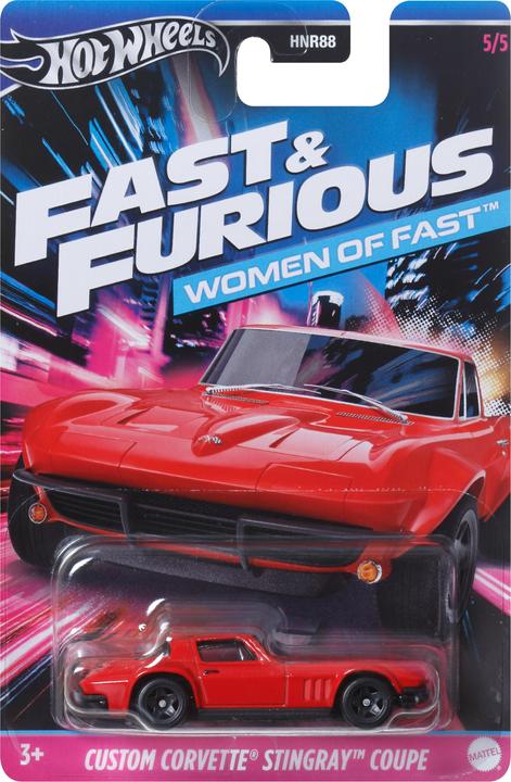 Actual product image Hot Wheels Fast & Furious Women of Fast Custom Corvette Stingray Coupe