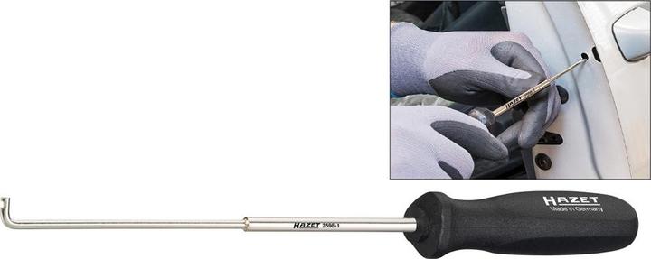 Actual product image HAZET Door handle tool 2598-1 - Total length: 256 mm