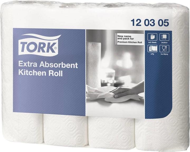 Productafbeelding Tork Keukenrol extra absorberend 12 x 4 rollen (48 x)