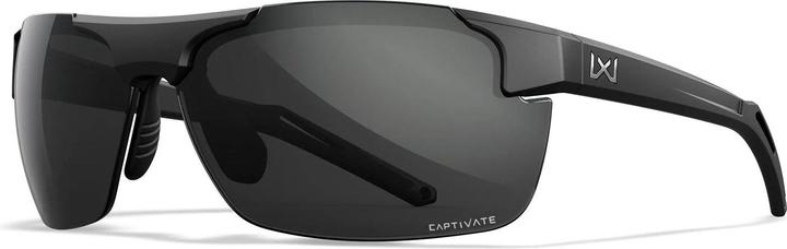 Wiley X WX PRIME Lenses: CAPTIVATE™ grey, Frame: matte black (Matte Black, CAPTIVATE™ grey)