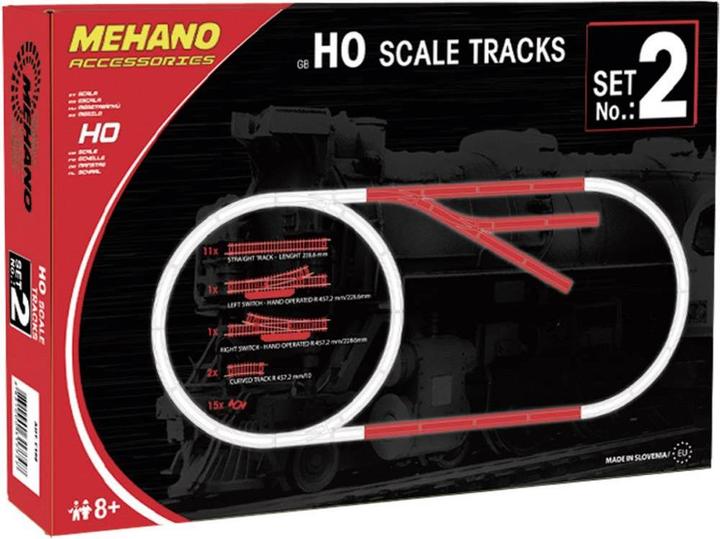 Mehano 58545 H0 Coffret de complément de voies (Piste H0)