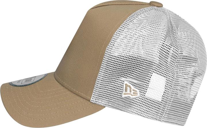 Actual product image New Era A-Frame Mesh Trucker Cap - ESSENTIAL khaki