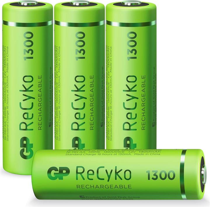 Image du produit GP Batteries ReCyko (4 pcs, AA, 1300 mAh)