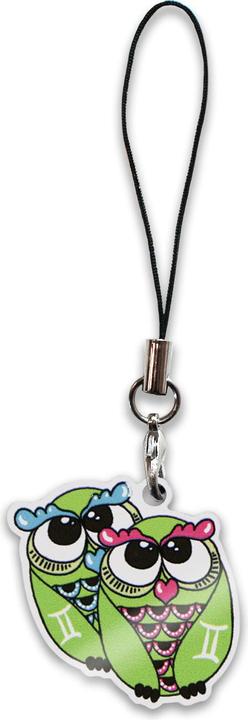Guscio Handyanhänger Charm Sternzeichen Zwillinge (Plexiglas, TPU, Kunststoff, Metall)