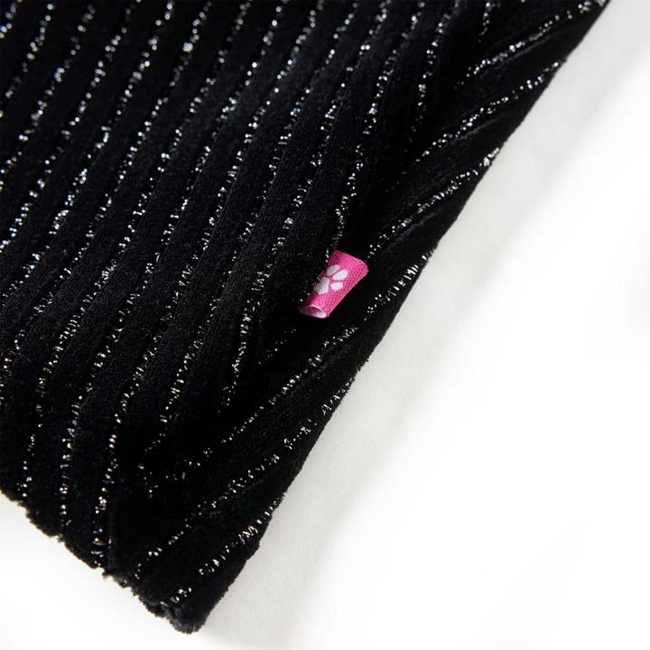 Image du produit VidaXL Jupe pour enfant avec taille en imprimé léopard Noir (128)