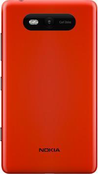 Produktbild Nokia Lumia 820 (8 GB, Red, Rot, 4.30", Single SIM, 8 Mpx, 4G)