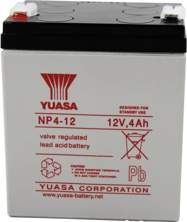 Immagine prodotto Yuasa Batteria al piombo NP4-12 (12 V, 4000 mAh)