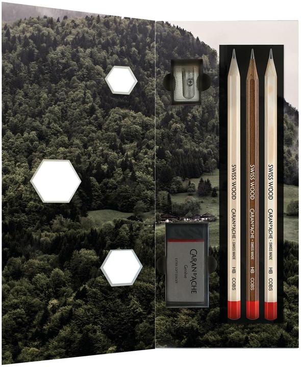 Immagine prodotto Caran d'Ache Swiss Wood Geschenkset (HB, 3 x)