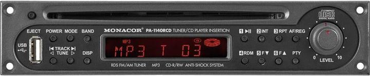 Monacor ELA-Radio/CD-Modul PA-1140RCD (Line-Mischer)